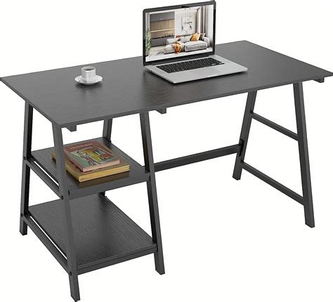 Sogesfurniture 47 Inches Writing Computer Study Desk With 2 Tier
