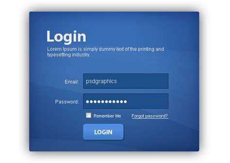 20 Useful Login Page Template Free Psd Files The Design Work