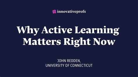 Why Active Learning Matters Right Now Youtube