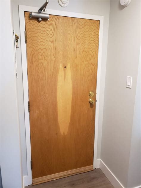Apartment Entry Door Renovation Dont Buy New Refinish ⋆ Nelcos