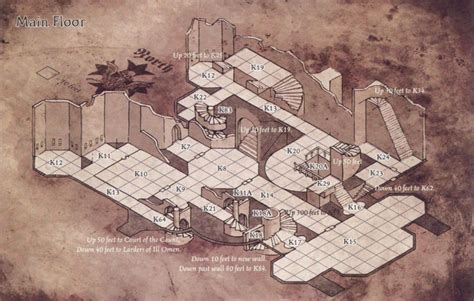 Castle Ravenloft 5e Map Mazgrand