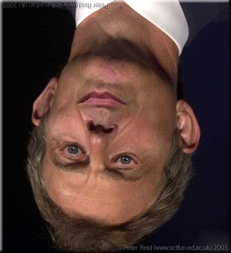 Sci Fun Shows The Senses Tony Blair Upside Down Face