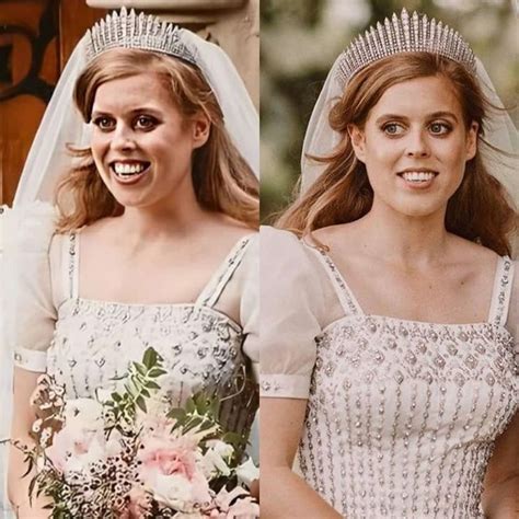 Princess beatrice can't find a designer to make her wedding dress. The British Royal Family💖 on Instagram: "#WeddingMakeup ...