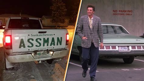 Assman Makes Giant Name Decal For His Truck After Vanity License Plate