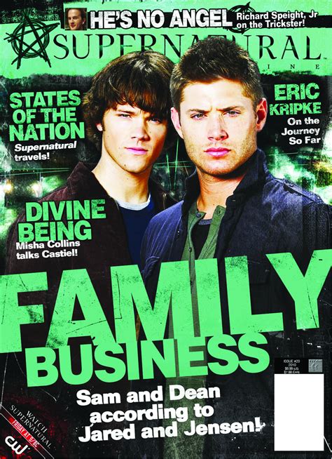 Aug101337 Supernatural Magazine 20 Newsstand Ed Previews World