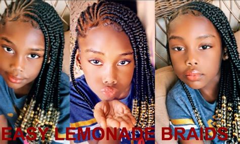 How often do you use hot oil treatments in your hair? Little BLACK GIRL HAIRSTYLE / Lemonade braids for kids ...