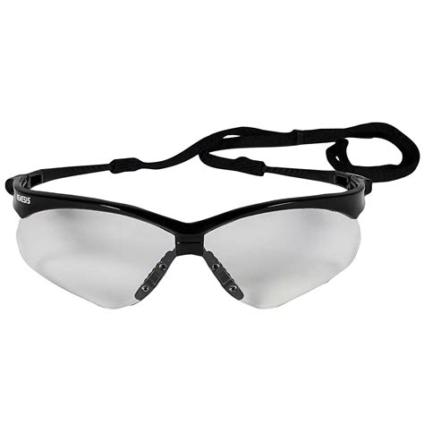 kleenguard™ nemesis™ safety eyewear clear lens black frame lewis industrial supply company