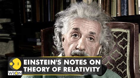Albert Einstein Relativity Theory Notes Sold For A Record 13 Million