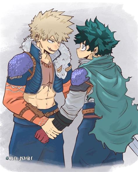 Bakudeku Katsuki Bakugou X Izuku Midoriya Bnha By Joelysmileart Ig