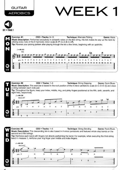 Printable Guitar Practice Routine Pdf