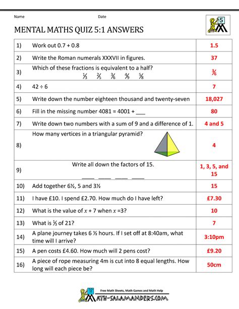 We did not find results for: Mental Maths Practise Year 5 Worksheets