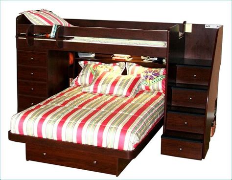 Furniture Of America Williams Twin Xl Over Queen Bunk Bed Furniture Queen Bunk Beds Bunk
