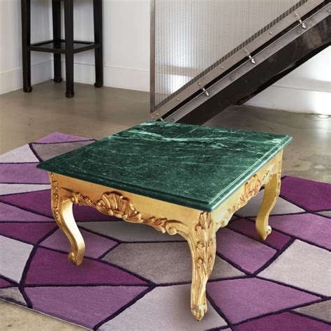 Adding lime green kitchen appliances will work as a beautiful splash of color in a white kitchen or as green color theme. Square coffee table baroque style wood gilded with gold ...