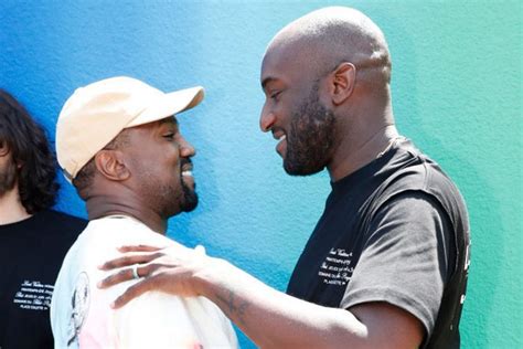 Virgil Abloh And Kanye West Share Emotional Moment At Louis Vuitton Show