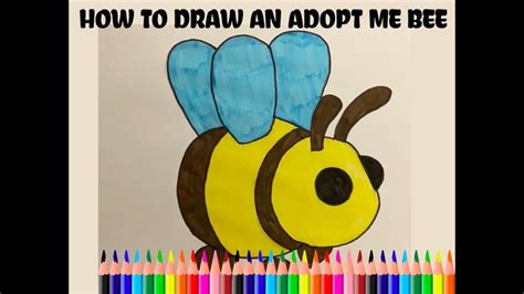 How To Draw An Adopt Me Bee Roblox Adopt Me Drawing Crazy Crafts