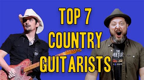 Top 7 Country Guitarists Youtube
