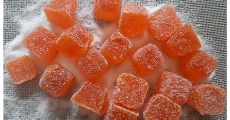 Orange Jelly Mithai Jelly Candy With Fresh Orange Juice Recipe By