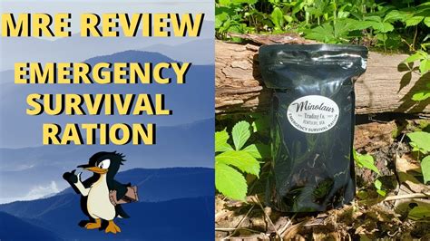 Mre Review Emergency Survival Ration Youtube