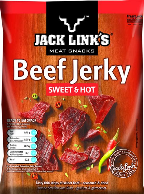 Jack Links Beef Jerky Sweet And Hot 70 Gramm