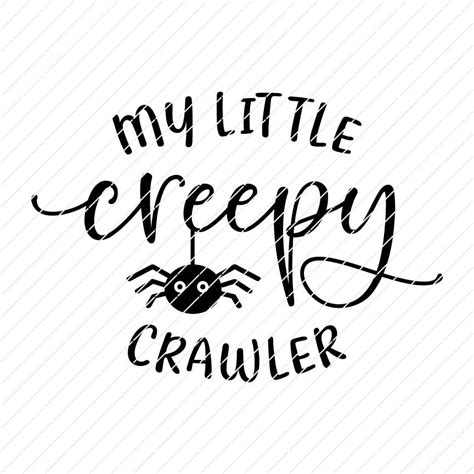 My Little Creepy Crawler Halloween Svg Origin Svg Art Wall Decor