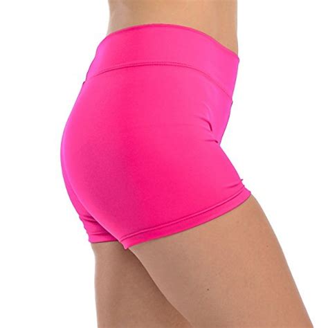 buy anza girls active wear dance booty shorts fuchsia medium 8 10 at