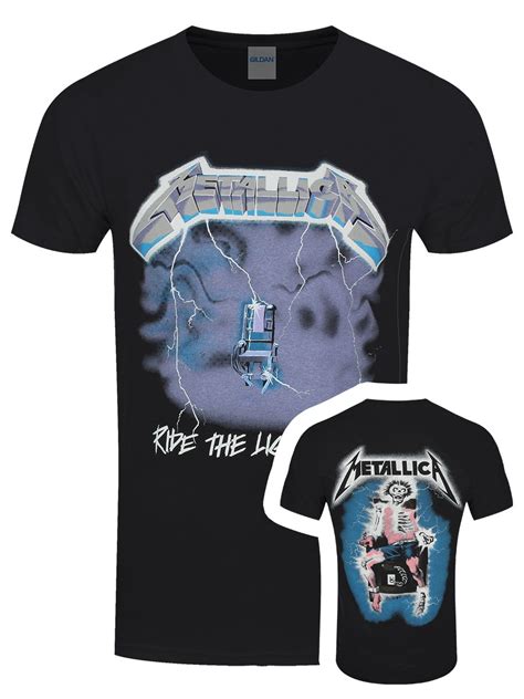 See more ideas about metallica, metallica shirt, shirts. Metallica Ride The Lightning Mens Black T-Shirt | eBay