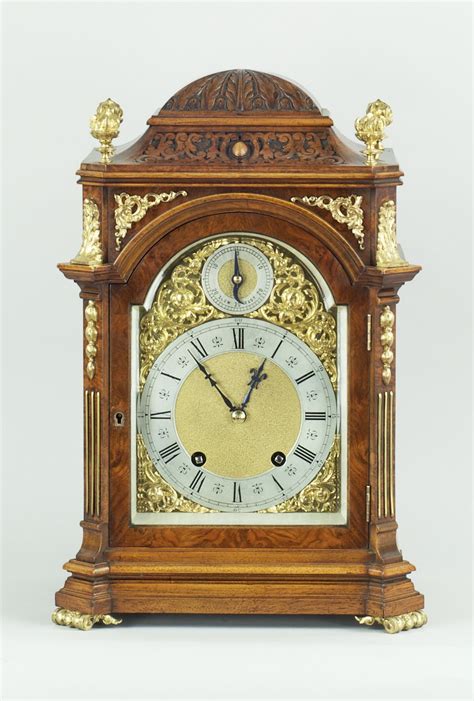 A Burr Walnut Bracket Mantel Clock By Lenzkirch Circa 1894 782879