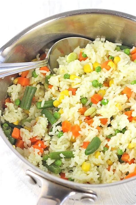 Rice With Mixed Vegetables • Now Cook This