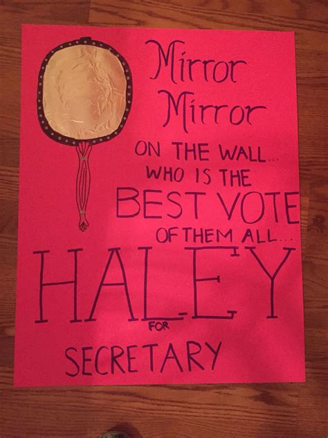 Elementary School Election Poster Ideas