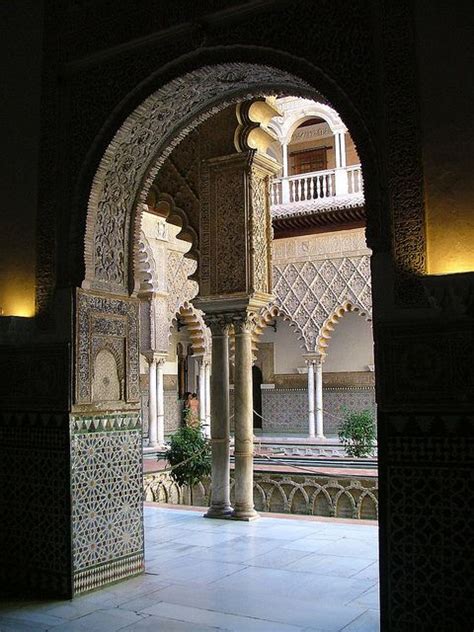 Seville Alcazar Moorish Arches Moorish Seville Islamic Architecture