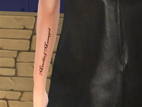 Mischief Managed Tattoo The Sims 4 Catalog