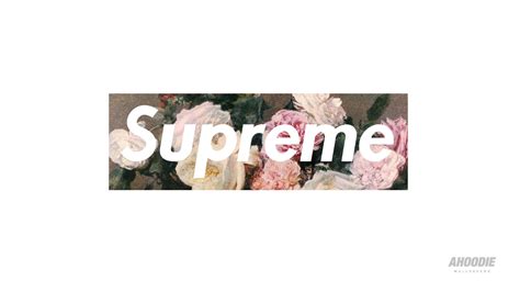 Download Supreme Box Logo Wallpaper Floral Desktop By Tammyr47
