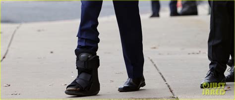 Joe Biden Wears Walking Boot After Suffering Fracture In Foot Photo 4505158 Joe Biden