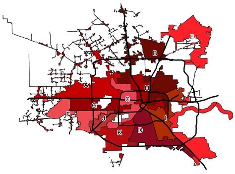 Houston Texas District Map