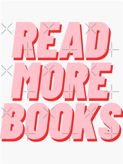 Read More Books Sticker For Sale By Polishalpaca Redbubble