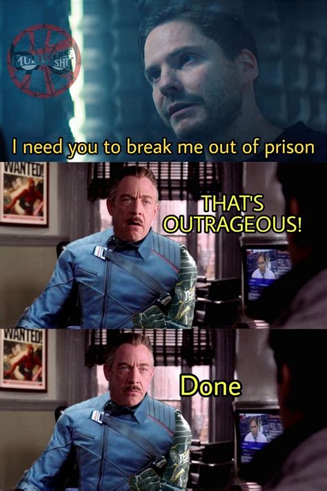 20 Funniest J Jonah Jameson Memes From Spider Man Movies