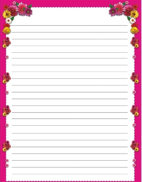 Lined paper templates are marvelously helpful assignment and homework help in making you a host of creative. 9 Best Images of Mother's Day Free Printable Stationary - Free Printable Stationery Paper with ...