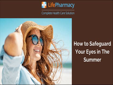 How To Safeguard Your Eyes In The Summer By Life Pharmacy On Dribbble