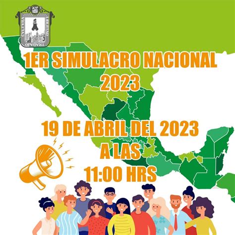 El Próximo 19 De Abril Se Realizará El Primer Simulacro Nacional 2023