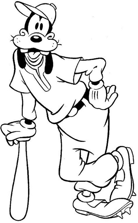 Goofy cartoon coloring pages download and print for free
