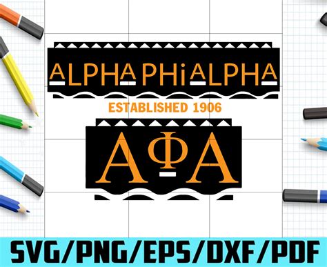 Alpha Phi Alpha Established 1906 Sorority Svg Alpha Phi Etsy