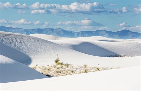 Almost its own private copacabana beach, only small. White Sands National Monument - Alamogordo, New Mexico ...