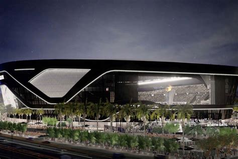 Rendering Of The New Raiders Stadium Being Constructed In Las Vegas