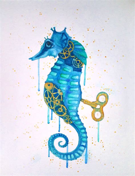 Steampunk Seahorse By Megal0don On Deviantart