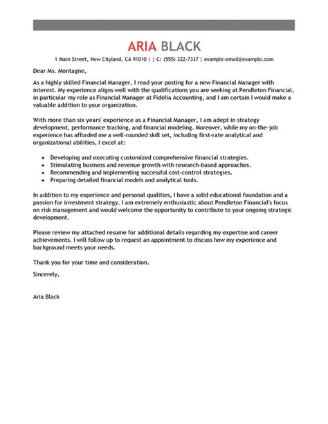 Outstanding Cover Letter Examples For Every Job Search Livecareer
