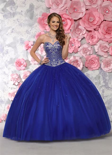 Royal Blue Cheap Quinceaneara Dresses 2016 Ball Gown Corset Puffy Big Sweetheart Princess Sweet