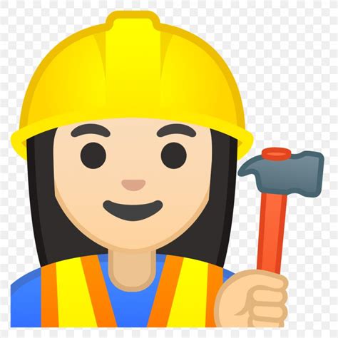Architectural Engineering Emoji Construction Worker Laborer Png