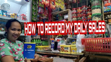 Daily Sales Inventory Of My 1st Sari Sari Store Enyangvlog7228 Youtube