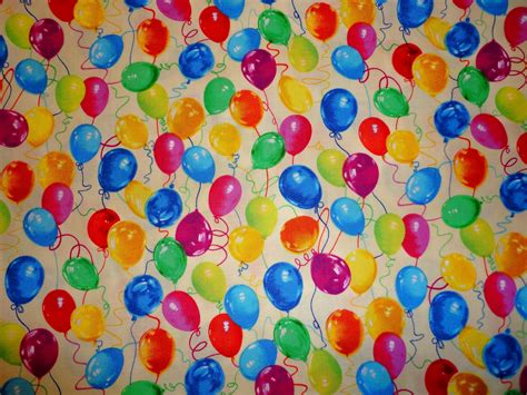 Exclusively Quilters Fabricsbirthday Party Balloons Fabric