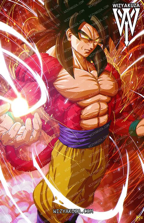 Goku Ssj4 By Wizyakuza On Deviantart